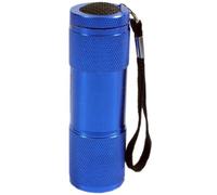 Top England 9 LED Metal Pocket Torch Blue