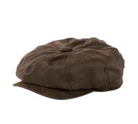 TOP-EX Men's Rainy Weather Flat Cap - Waterproof Stylish Peaky Blinders Style Peaky Blinders Style Cap Ideal for Hiking, Golf, Fishing, Shooting, Hunting and Racket Cap M-3XL, brown, XL/XXL
