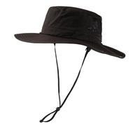 TOP-EX UPF 50 Wide Brim Sun Hat for Men Large Head Waterproof Breathable Bucket Hats for Hiking Fishing Travel Safari Walking Summer Sun Protection Foldable Outdoor Sun Hat for Big Heads Black XL/XXL