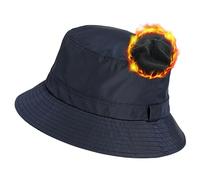 TOP-EX Waterproof Winter Bucket Rain Hat for Men Women 92557 Navy L/XL