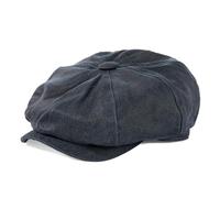TOP-EX XL/XXL Men's Waterproof Newsboy Flat Cap - Stylish Peaked and Baker Boy Hat for Golf, Fishing, and Outdoor Activities, Gatsby Duckbill Cap for Shooting, Walking, and Hunting Navy Blue