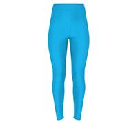 Top Fashion18 Ladies American High Waisted Slinky Disco Shiny Leggings Dancing Pants Size 8-22 Turquoise