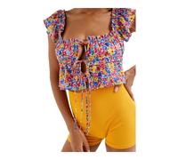 Top - female - For Love & Lemons - T-Shirts - Blue - M - Tops M