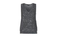 MAX MARA WEEKEND TEMPO ANTHRACITE GREY TOP XS