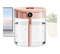Top-Fill Humidifier - Dual Mist Ultrasonic Air Moisturizer, 2 Litre Tank Capacity, Intelligent Sensor Control, USB Powered Desktop Mini Diffuser, con