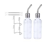 Top-Fill Leakproof Cage Water Bowl for Rabbits Automatic Hanging Feeder with Easy Installation for Hamsters & Pets Automatic Water Feeder for Hamster Rabbits