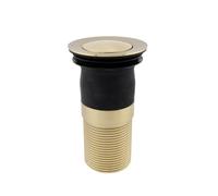 TOP-FIX Easy Fit Basin Sink Click Clack Pop Up UNSLOTTED Top Fix Waste - Brushed Bath - PBW-TOP-02-BB (PDT-000735)