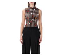 Top Flower- female- MM6 Maison Margiela- Sleeveless Tops- Multicolor- S- Tops S