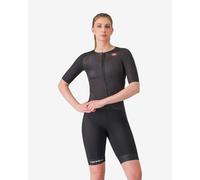 Top Free Speed 3 Race Short Sleeve Jersey Black Women - L