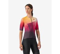 Top Free Speed 3 Race Short Sleeve Jersey Purple Orange Women - M