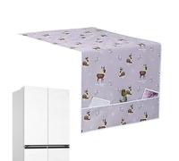 Top Fridge Cover - Oxford Waterproof Fridge Dust Cover, 67 x 26 Inches, Dust Cover with Storage Bag, Perfect for Washing Machine and Dryer, Kitchen Table, Practical Storage