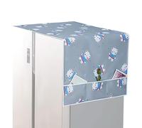 Top Fridge Cover - Oxford Waterproof Fridge Dust Cover, 67 x 26 Inches, Dust Cover with Storage Bag, Perfect for Washing Machine and Dryer, Kitchen Table, Practical Storage