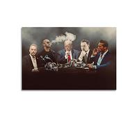 Top G Donald Trump, Andrew Tate, Tristan Tate, Jordan Peterson, And Elon Musk Poster Decorative Painting Canvas Wall Posters And Art Picture Print Modern Family Bedroom Decor Posters 16x24inch(40x60cm