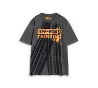 Top Gear Off Road Thinking Short Sleeved T-Shirt | Unisex Grey | Officially Licensed Merch | Size: Large Top Gear Grey L
