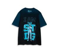 Top Gear The Stig Black & Blue Short Sleeved T-Shirt | Unisex Graphic Tee with 'I AM The STIG' Print | Casual Wear Fans | Television Show Merchandise - Large