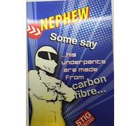 Top Gear The Stig Nephew 3D Holographic Birthday Greeting Card