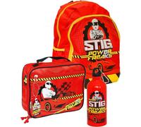 Top Gear The Stig Power Freaks Insulated Lunch Bag With Backpack & Metal Drinks Bottle