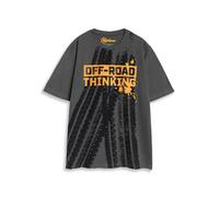 Top Gear Unisex Grey Off Road Thinking Short Sleeved T-Shirt - Large