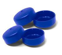 Top Glides Deluxe TuffCovers Walker Glide Caps - 2 Pairs (Blue)