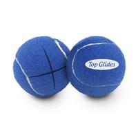 Top Glides Precut Walker Tennis Ball Glides - Blue - 1 Pair