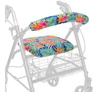 Top Glides Universal Rollator Walker Seat and Backrest Covers (Island)