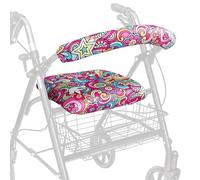 Top Glides Universal Rollator Walker Seat and Backrest Covers (Peace)
