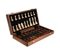 Top Grade Wooden Folding Big Chess Set Traditional Classic Handwork Solid Wood Pieces Walnut Chessboard Gift Board Game