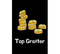 Top Grafter: Funny Notebook Journal Lined Wide Ruled Paper Stylish Diary Planner 6x9 Inches 120 Pages Gift