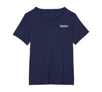 Top Gun Charlotte Blackwood Charlie Front Back T-Shirt, Women's Plus, Navy Blue, 3X