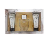 Top Gun Chevron 3 Piece Gift Set: Eau De Toilette 100ml - Hair & Body Wash 100ml - Aftershave Balm 100ml | TJ Hughes