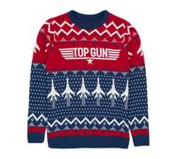 Top Gun Christmas Jumper | Mens Blue | Official Merch