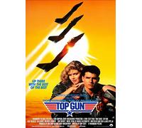 Top Gun Classic Vintage 80's Movie Poster Art Glossy Poster