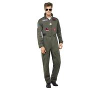 Top Gun Deluxe Fancy Dress Costume Adult Mens Medium