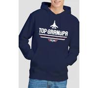 Top Gun Father'S Day Top Grandpa Hoodie, Navy Top Gun Navy S