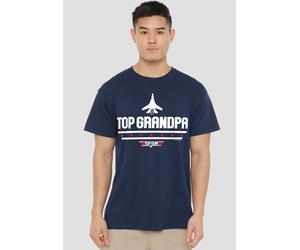 TOP GUN Father'S Day Top Grandpa T-Shirt, Navy | Size: 5XL Top Gun Navy 5XL
