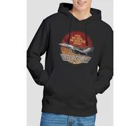 TOP GUN Fighter Hoodie, Black | Size: Large Top Gun Black L