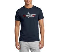 Top Gun Fighter Logo Men's T-Shirt Navy