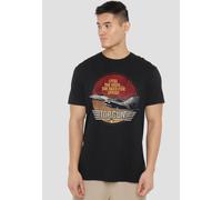 Top Gun Fighter Unisex Adult T Shirt, Black Top Gun Black S