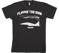 Top Gun Flippin' The Bird T-Shirt Black