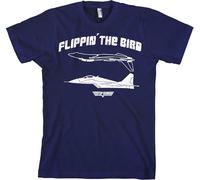 Top Gun Flippin' The Bird T-Shirt Navy