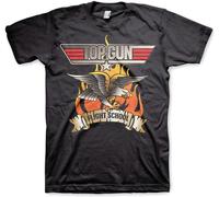 Top Gun Flying Eagle T-Shirt Black