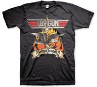 Top Gun Flying Eagle T-Shirt Black