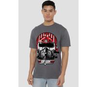 TOP GUN Goose Helmet T-Shirt, Charcoal | Size: Medium Top Gun Charcoal M