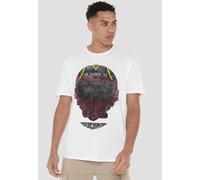 Top Gun Hangman Helmet T Shirt, White Top Gun White XL