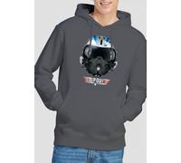 TOP GUN Iceman Helmet Hoodie, Charcoal | Size: Small Top Gun Charcoal S