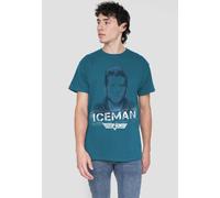 TOP GUN Iceman T-Shirt, Slate in Grey | Size: Small Top Gun Grey S