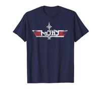 Top Gun Japanese Logo with Silhouette Action Movie T-Shirt