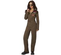 Top Gun Ladies Costume with Jumpsuit