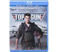 TOP GUN Limited 3D Edition (Blu-ray 3D + Blu-ray + DVD) English, Spanish & French Audio and Subtitles