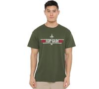 Top Gun Logo Unisex Adult T Shirt, Military Green, Small
